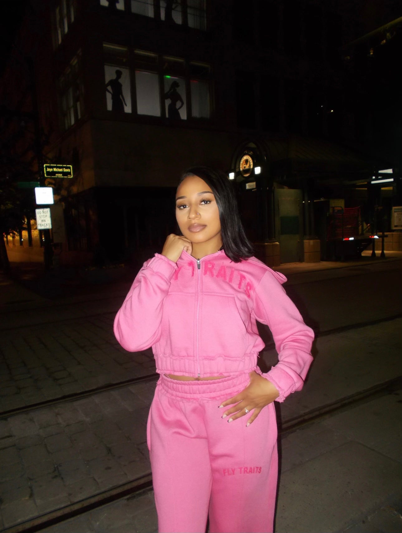 Pink SweatSuit Jacket