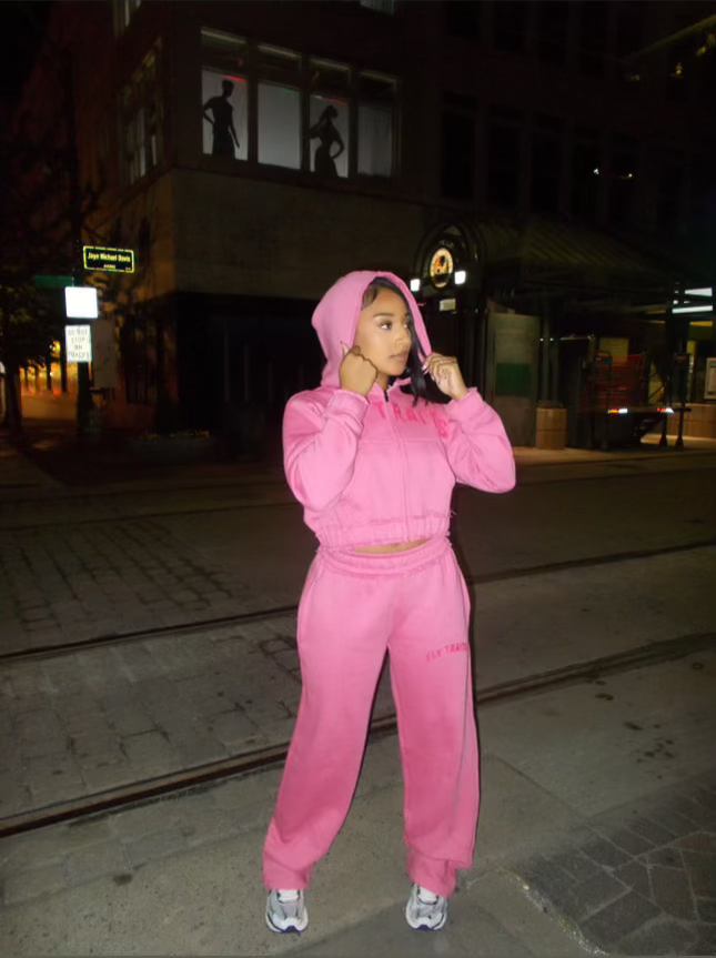 Pink SweatSuit Pants