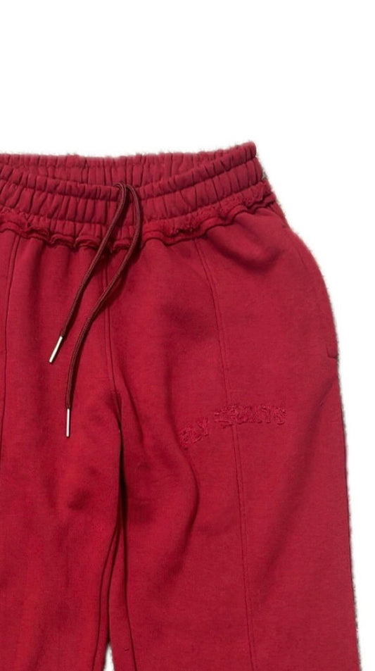 Burgundy SweatSuit Pants